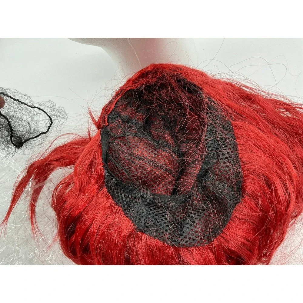 Unbranded Cosplay‎ Wig Women OS Red Double Space Bun Wavy Long Synthetic Hair